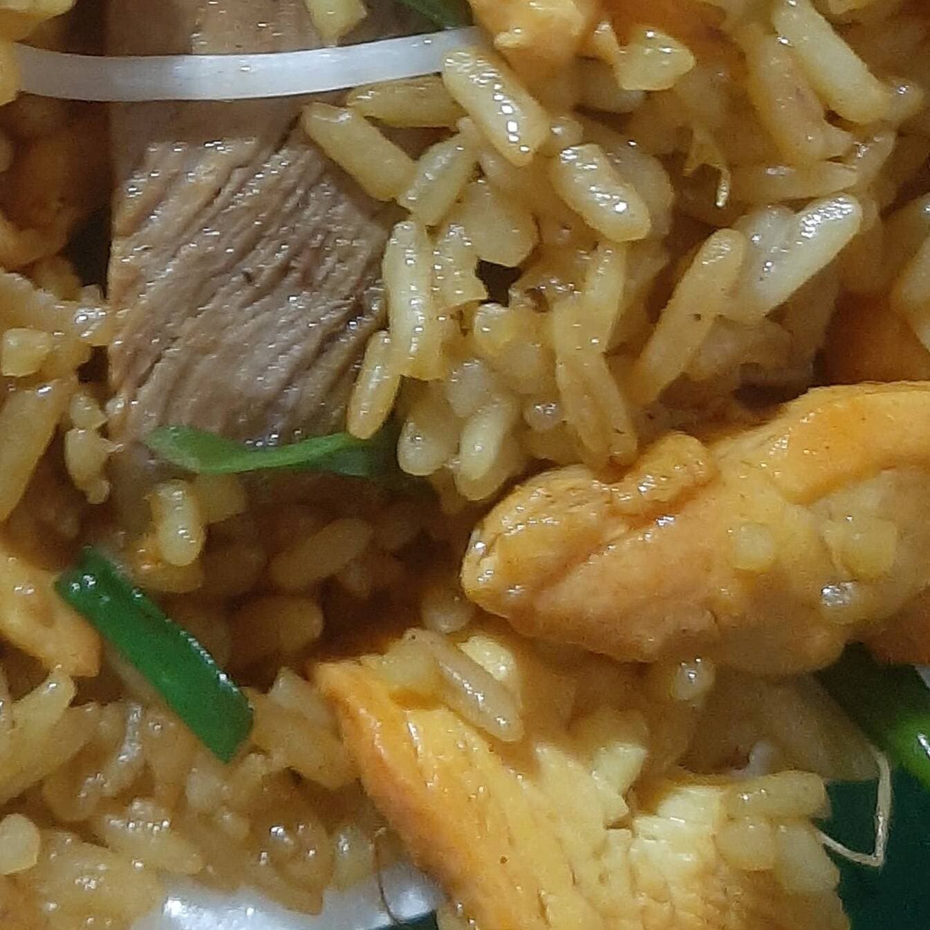 Arroz con Carne y Pollo