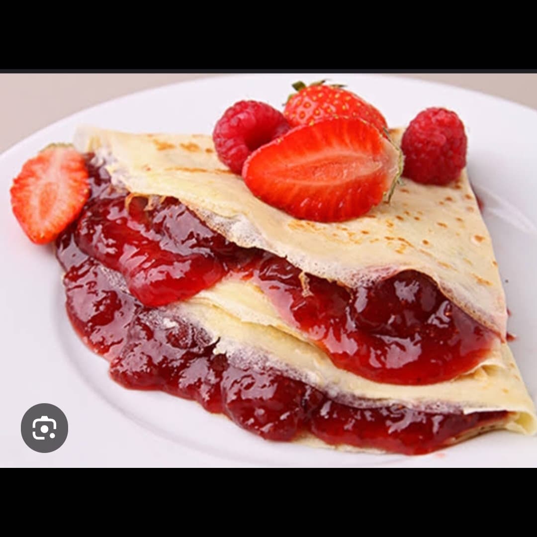 Crepa de Mermelada de Fresa