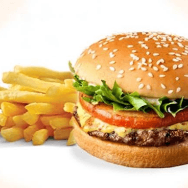Hamburguesa con Papas