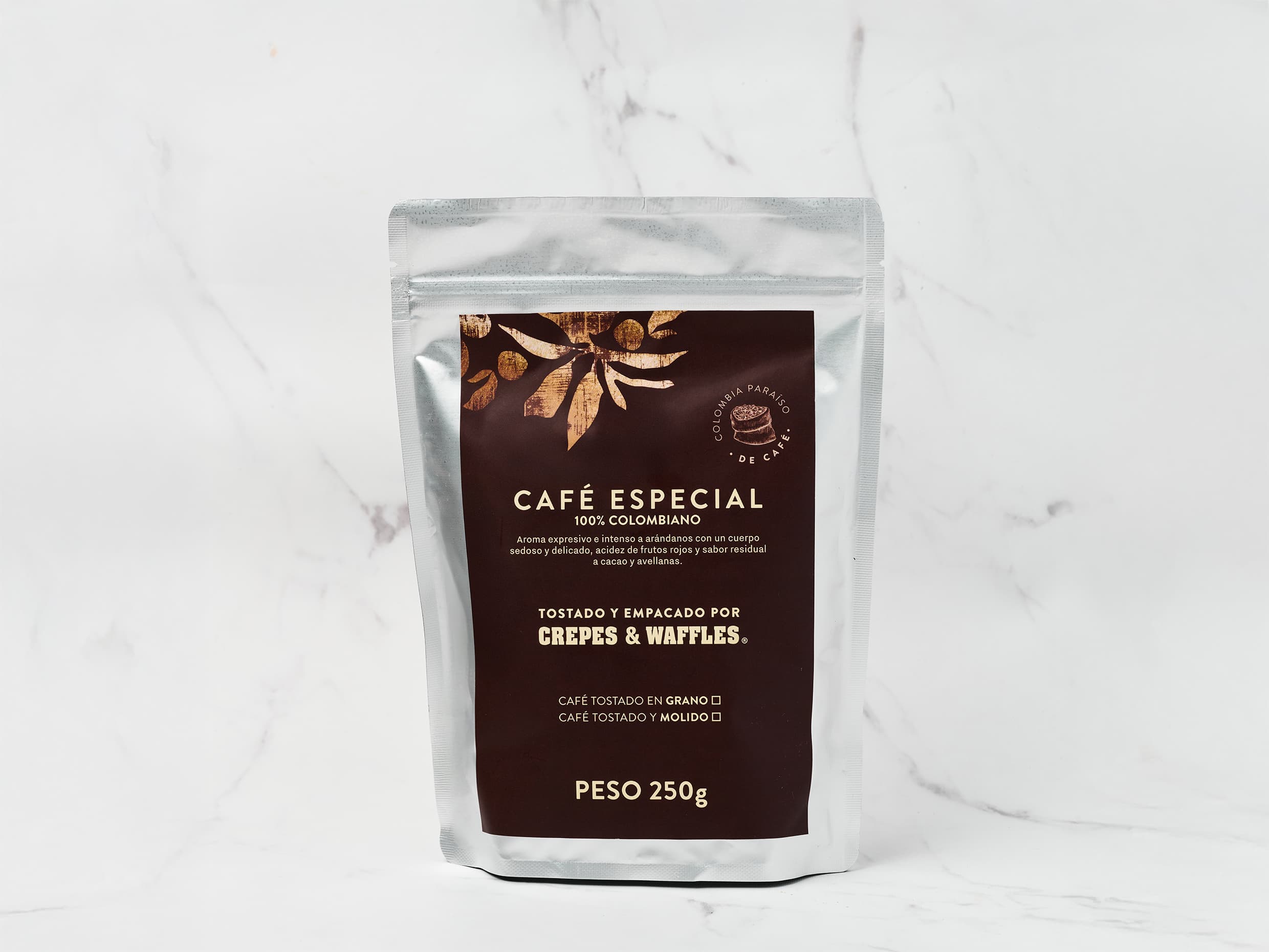 1/2 Libra-Café en Grano 250gr
