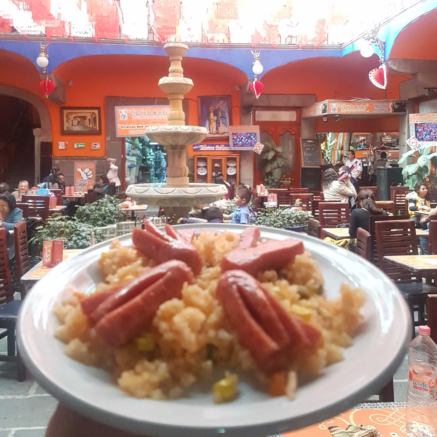 Arroz con Pulpitos de Salchicha