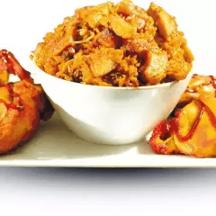 Combo Medio Pollo + Arroz PAISA (1Kg)
