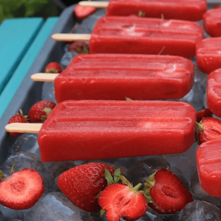 Paleta de Fruta Fresa