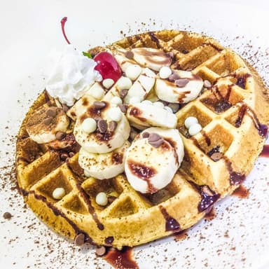 Hot Cake ó Waffle Chocoplatano