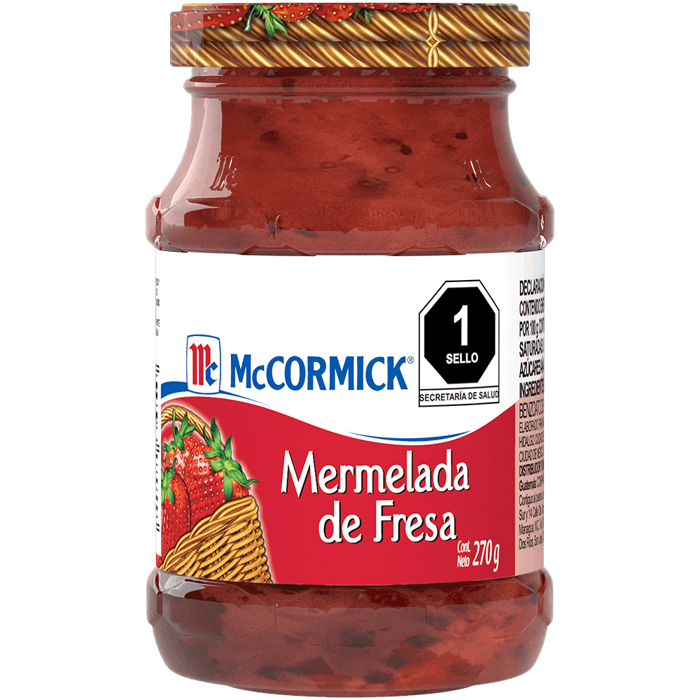 MERMELADA MCCORMICK 270 GR FRASCO FRESA