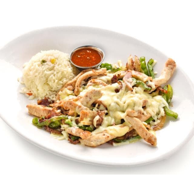 FAJITAS DE PECHUGAS GRATINADAS