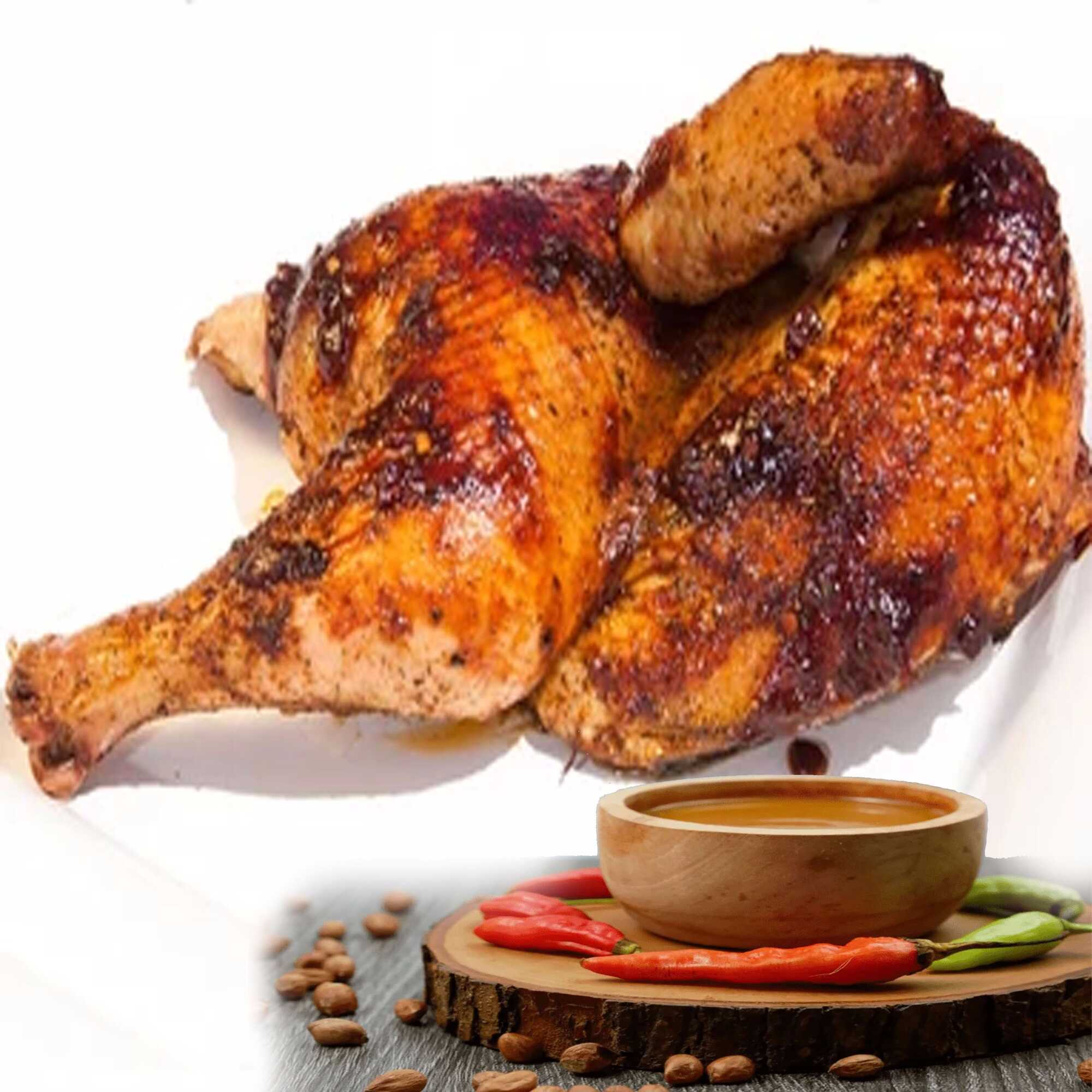 Medio Pollo Encacahuatado