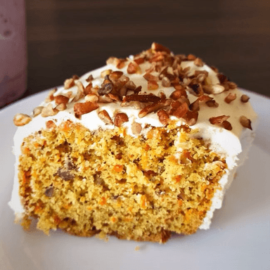 Rebanada de Pastel de Zanahoria