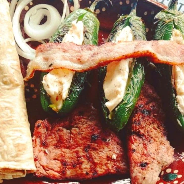 Jalapeños a las Brasas 🌶️🥩🥓