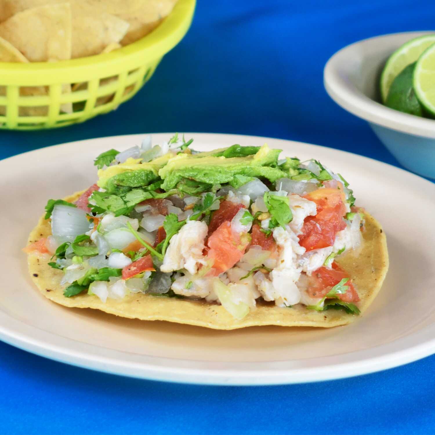 Tostada de Ceviche