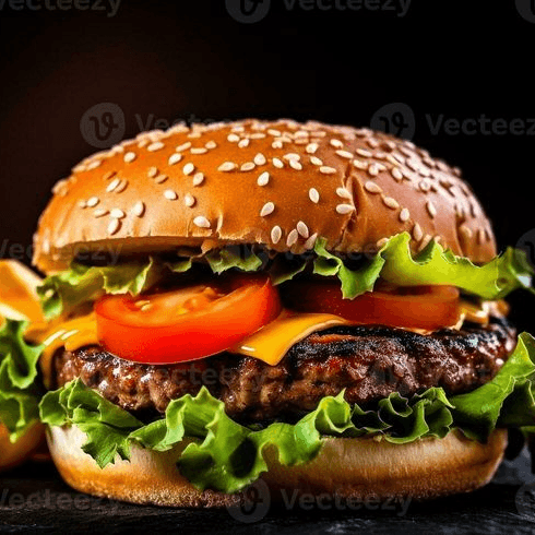 Hamburguesa al Carbon Sencilla