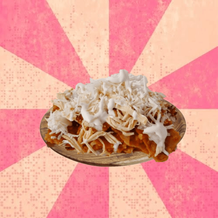 Chilaquiles Rojos con Pollo