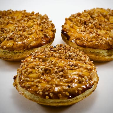 Struddel de manzana individual.