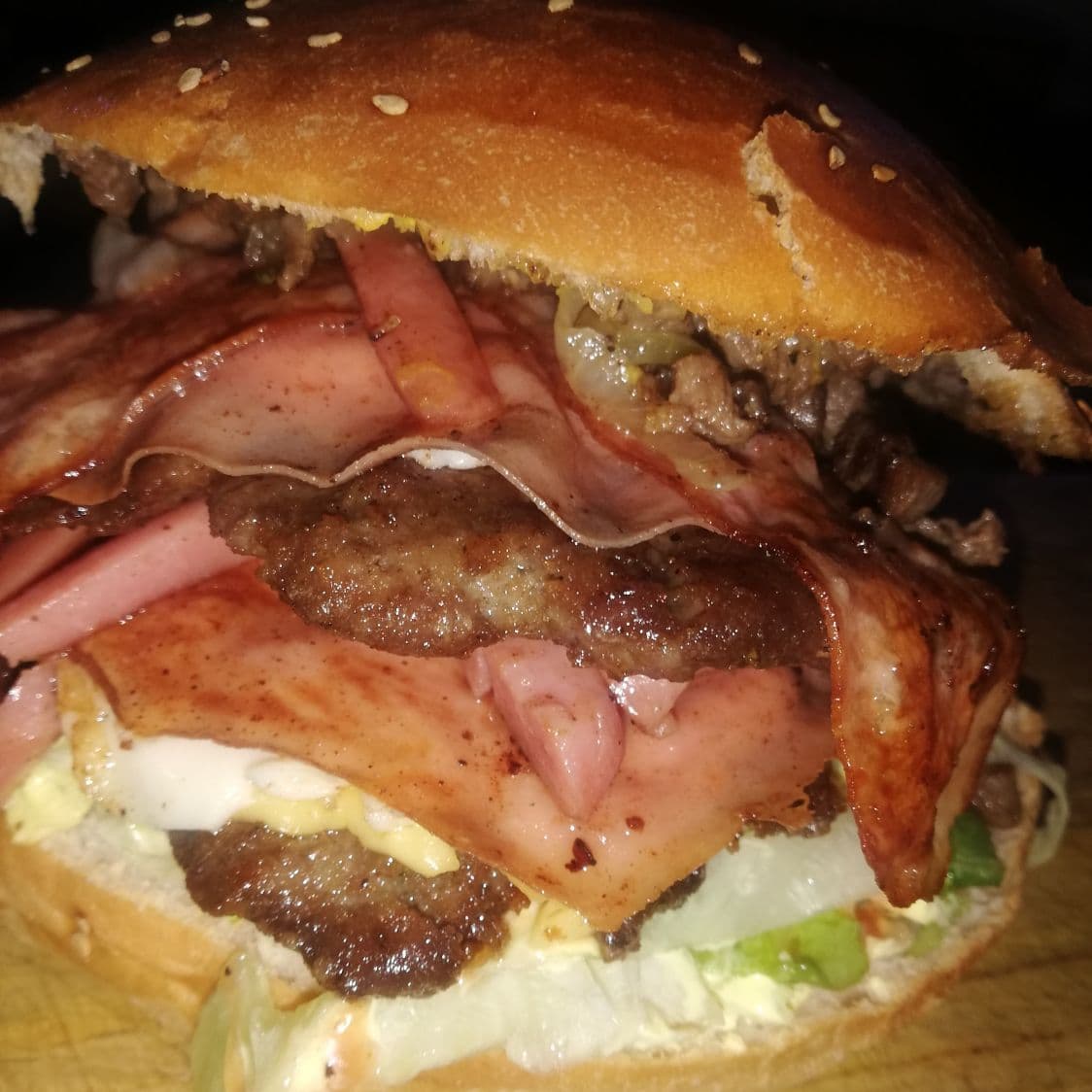 Hamburguesa Mega de Carne Asada