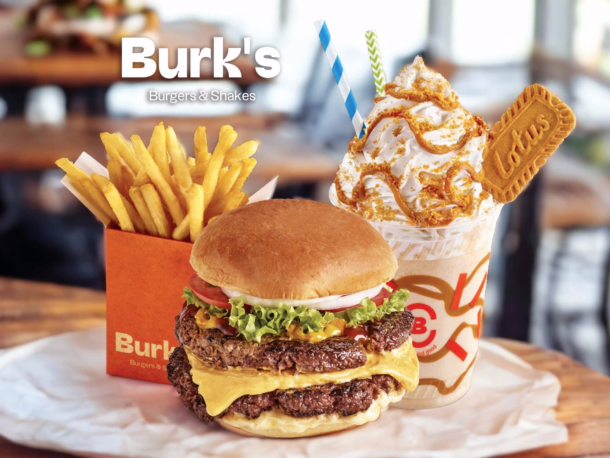 Burk’s (Burgers & Shakes) The Park.