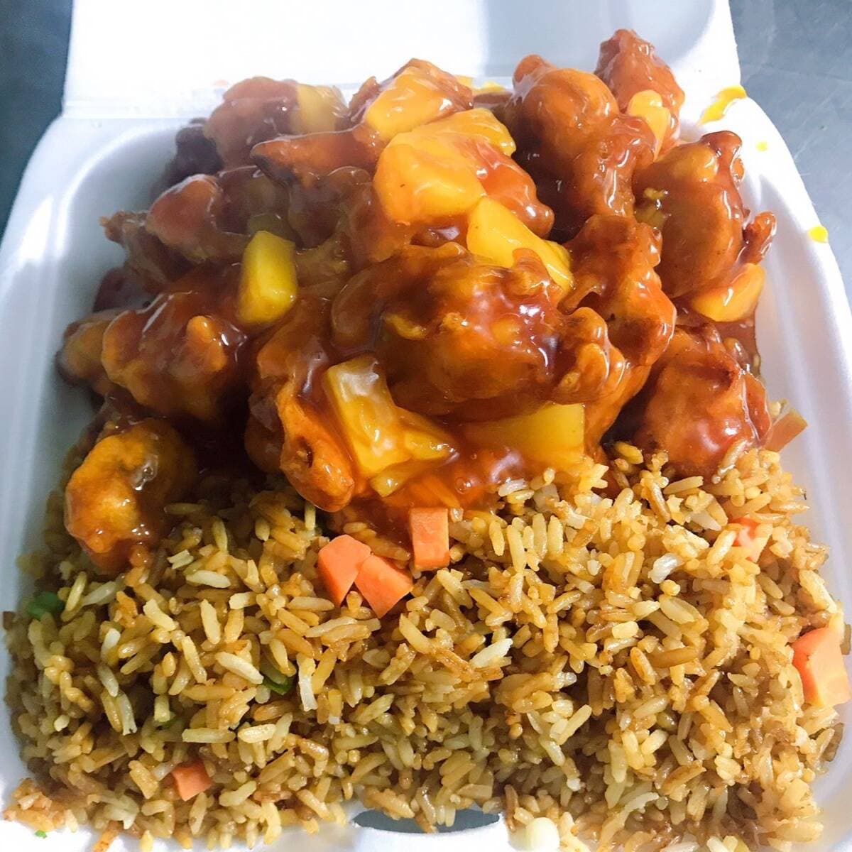 Pollo con Piña
