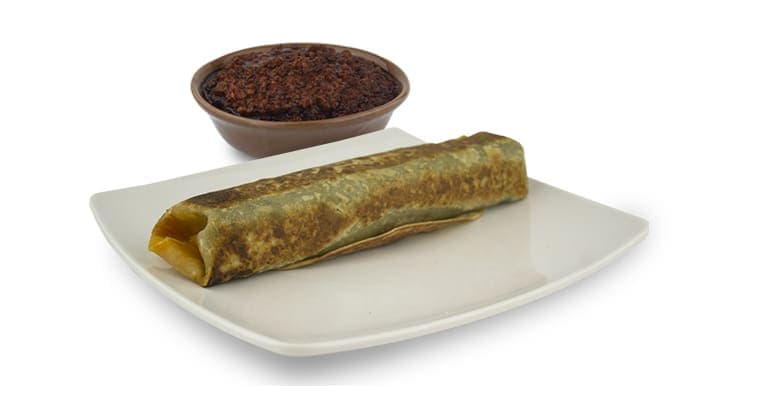 Burritos de frijol de chorizo