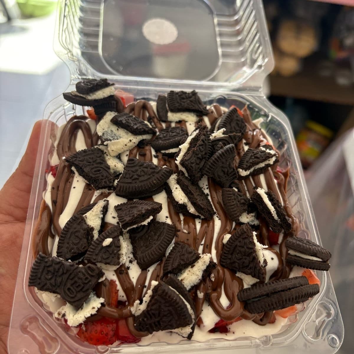 Fresas Con Crema Con Toppings y Untables