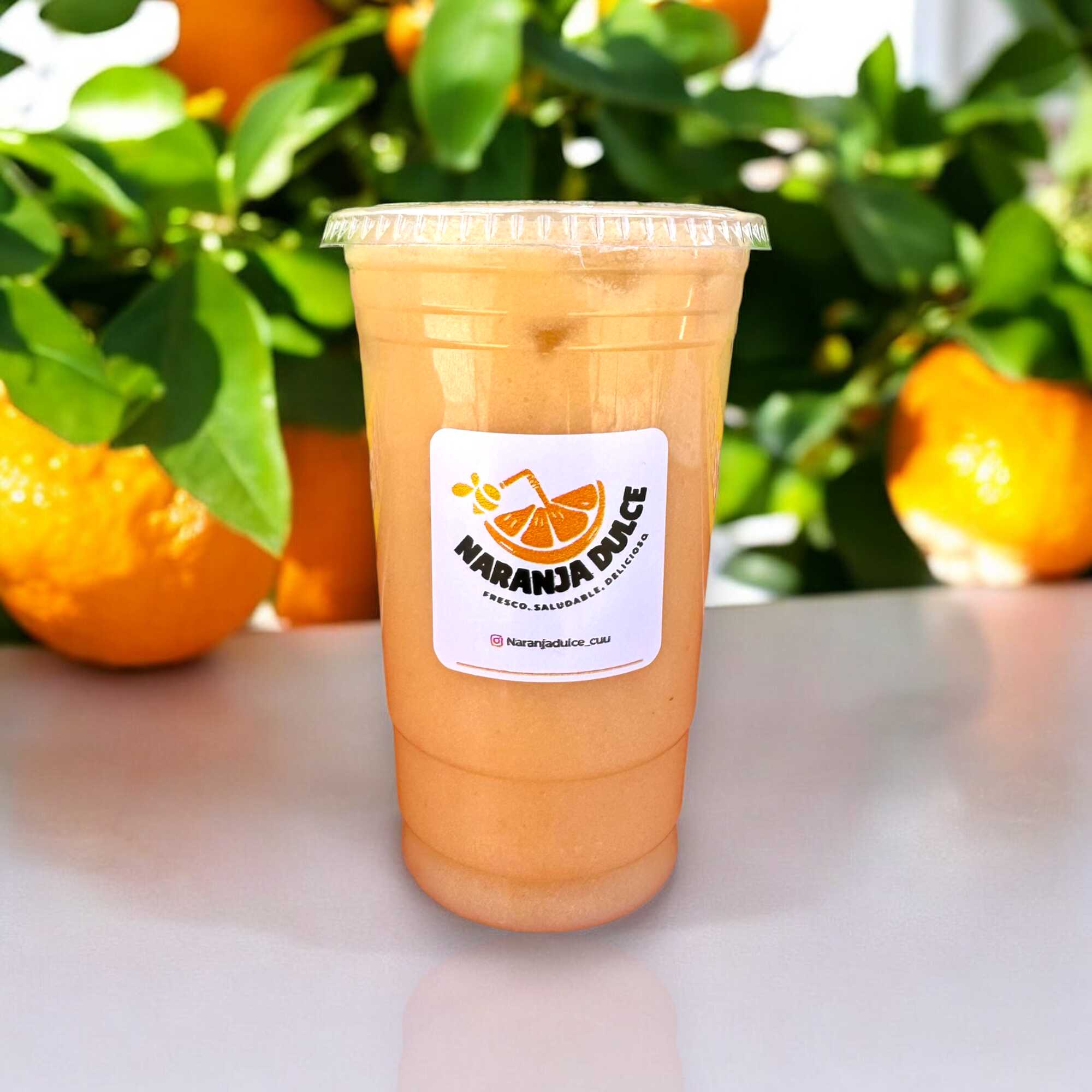 Jugo Antigripal Naranja, Piña, Fresa y Miel