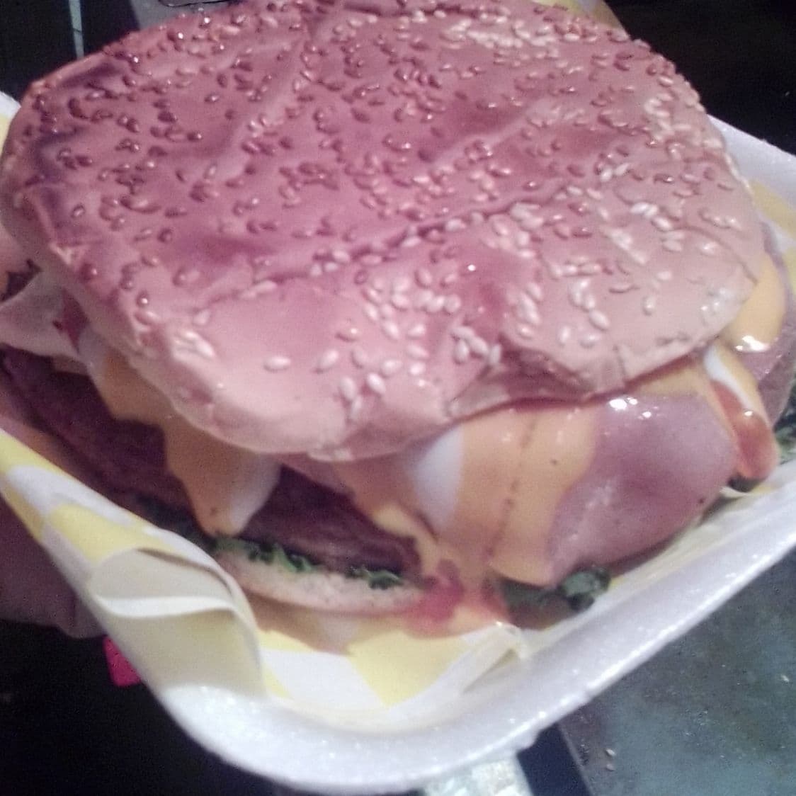 Hamburguesa Doble Carne Sencilla