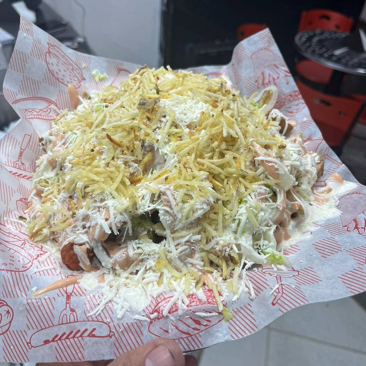 Salchipapa Narko Sencilla Personal (Medio Kilo)