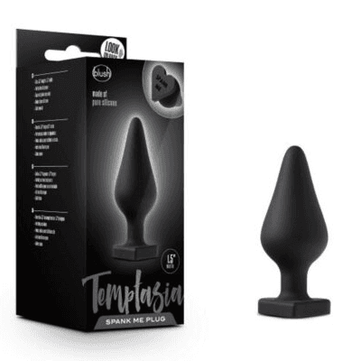 Temptasia – Spank Me Butt Plug – Black
