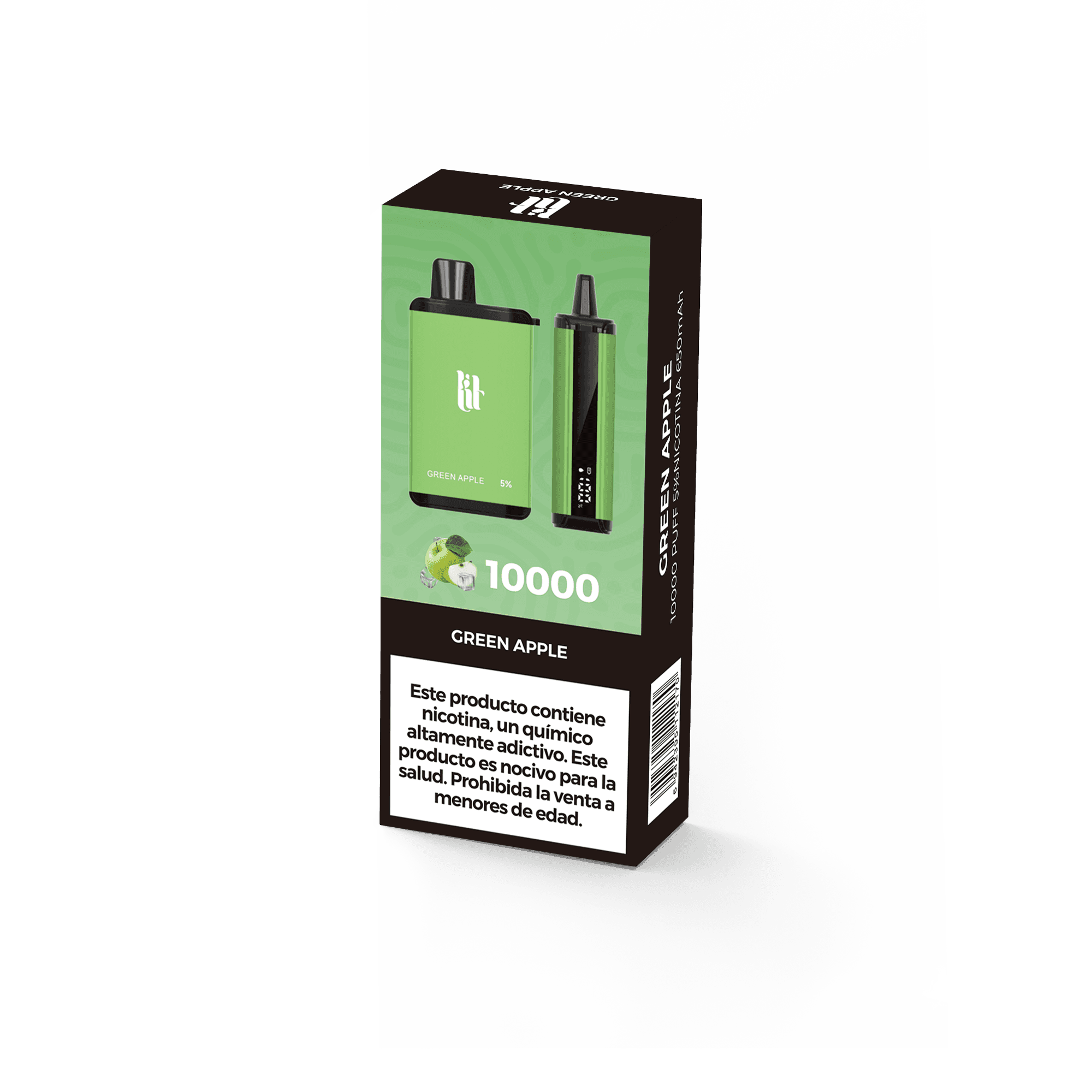 Lit Box GREEN APPLE 5% Cigarrillo Electronico