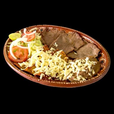 Enchiladitas Rojas con Bistec Asado