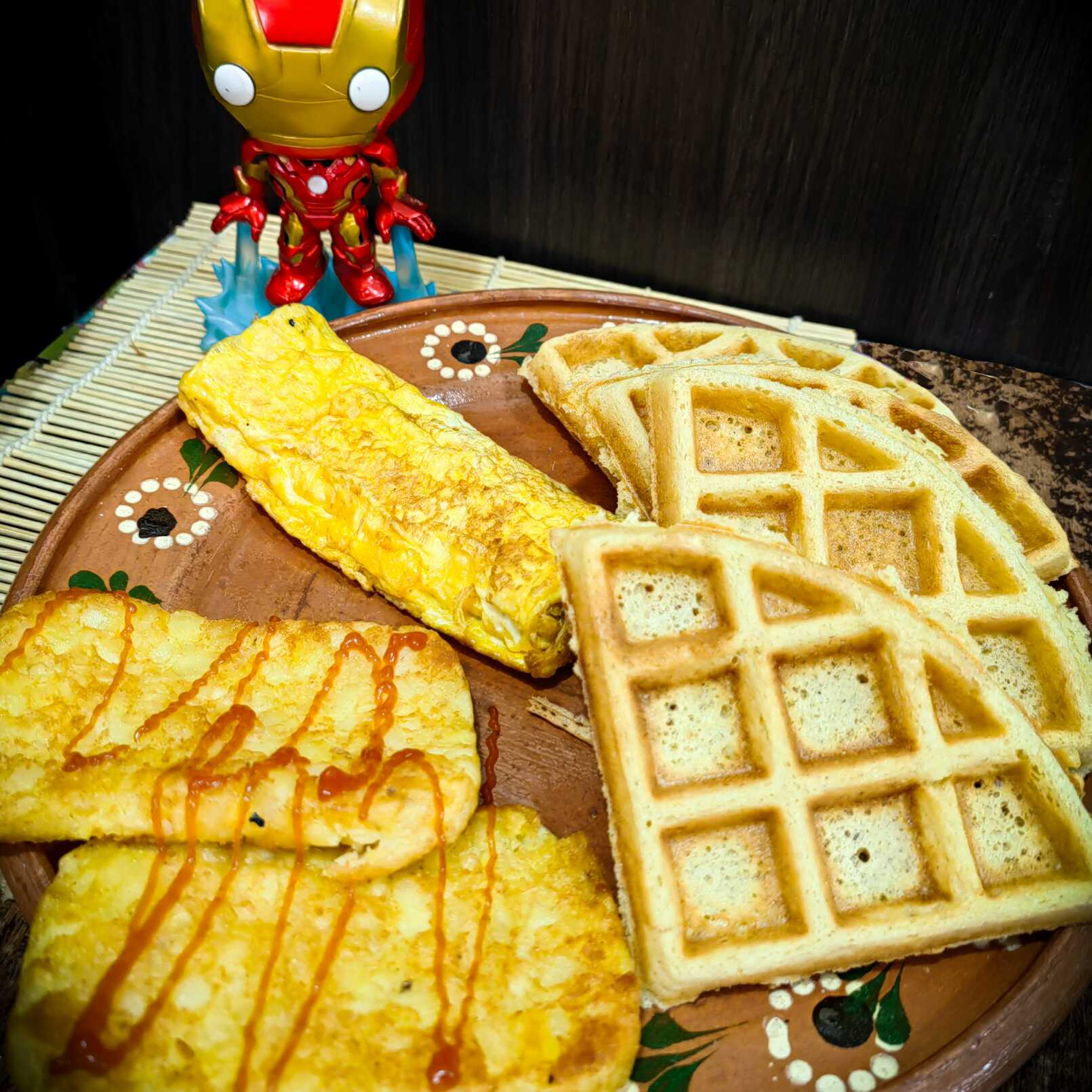 Desayuno con Waffles