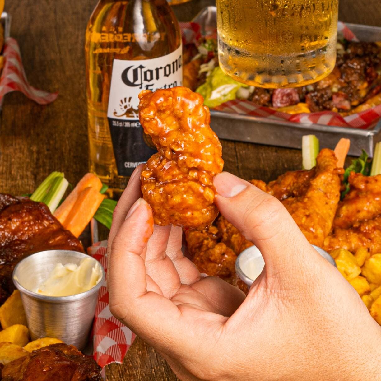 Combo 1 Boneless con Papas Criollas x 6 uds