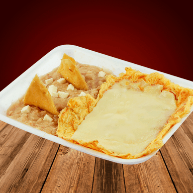 Omelet A La Mexicana C/ Queso Y Frijoles