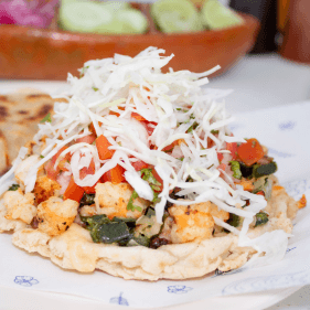 Chorreada Camarones al Grill
