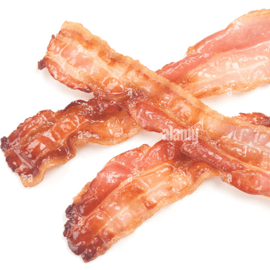 3 piezas de tocino ahumado