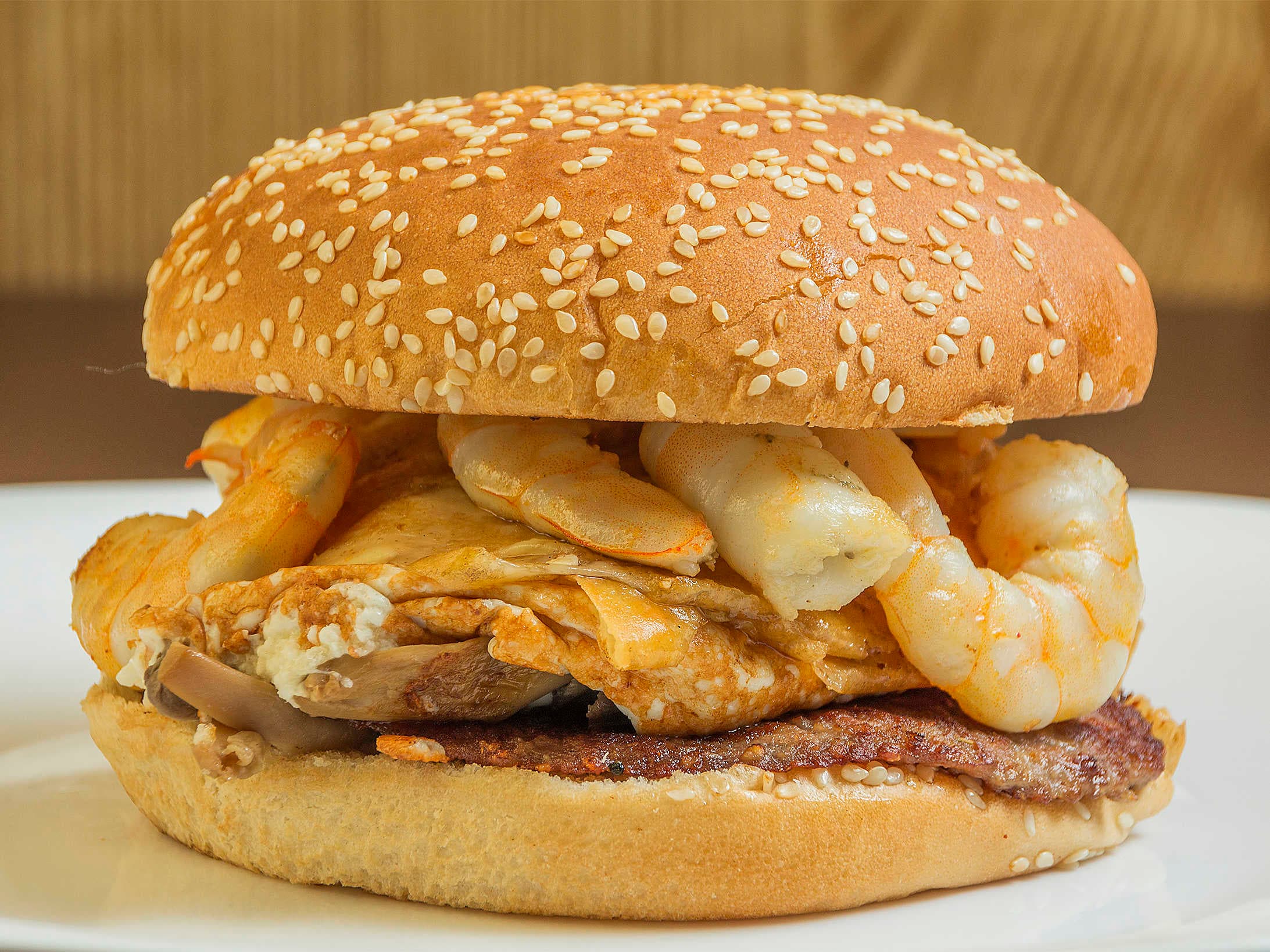 Hamburguesa Mar y Tierra