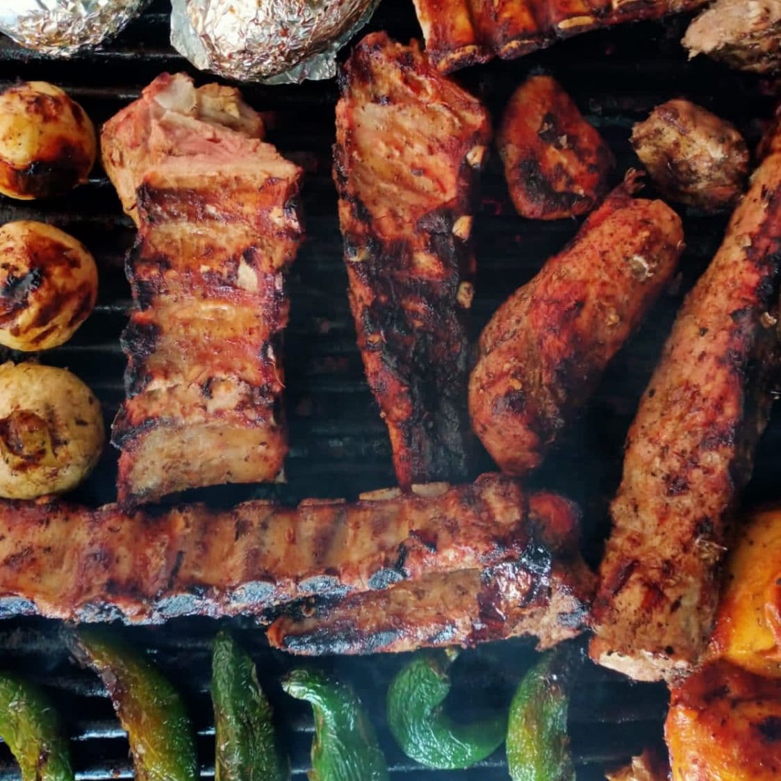 1 Kg de Costilla de Puerco Asada al Carbón