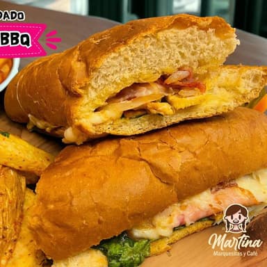 Baguette DE POLLO BBQ