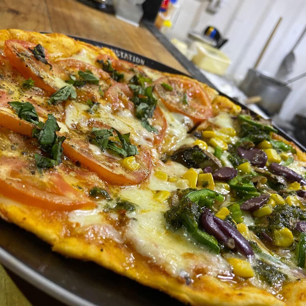 Pizza Vegetariana Primavera Personal