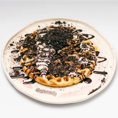 Waffle de Cookies and Cream