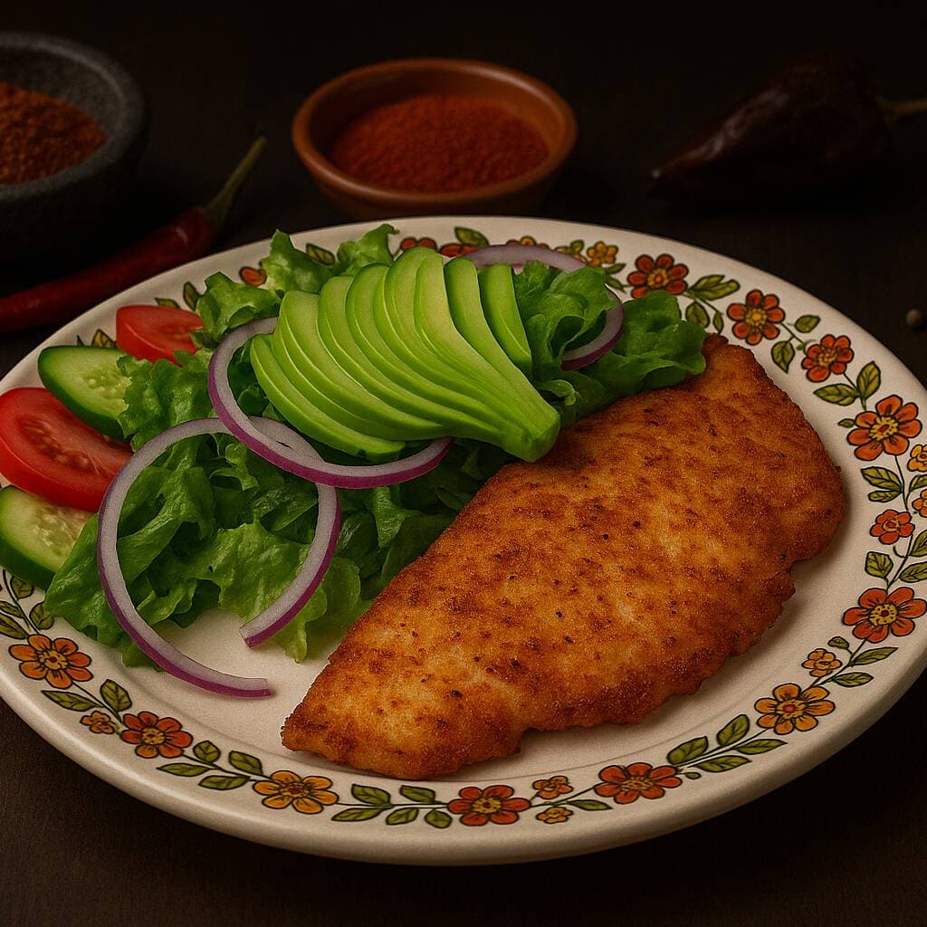 PECHUGA RELLENA CON ENSALADA