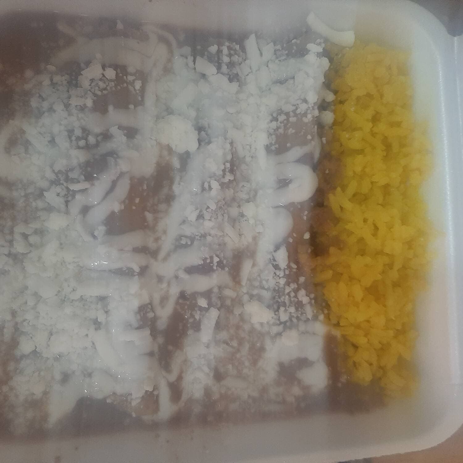 Enfrijoladas con Pollo