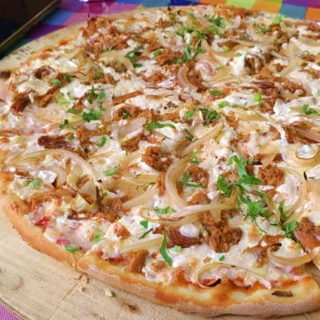 PIZZA BIRRIA 35 CM GRANDE