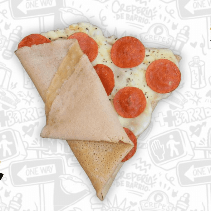 Crepa de Queso Manchego con Pepperoni