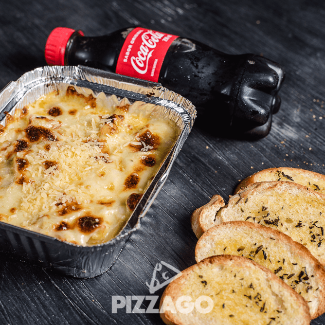 Lasagna Pollo + Bebida