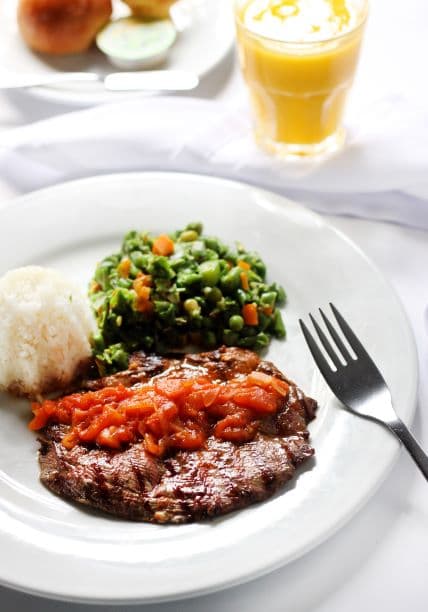 Beefsteak a la Criolla