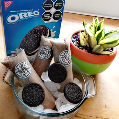 Bolis gourmet de oreo
