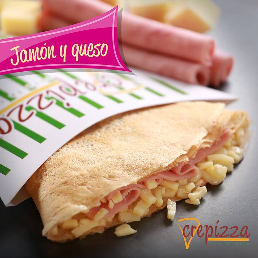 Crepa Champiñón con Queso