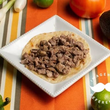 Taco de Asada con Queso