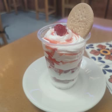 Fresas con crema