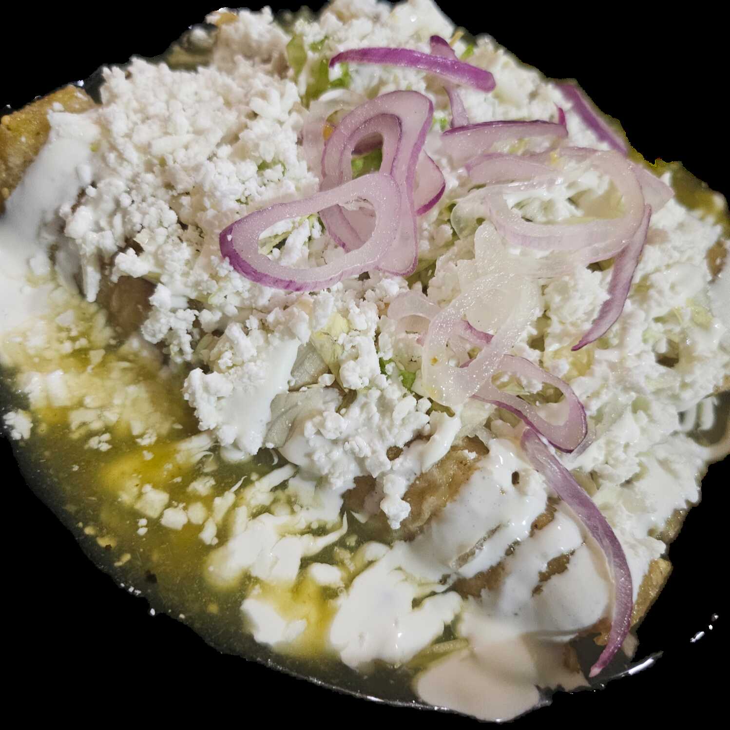 Media Orden de Enchiladas Verdes