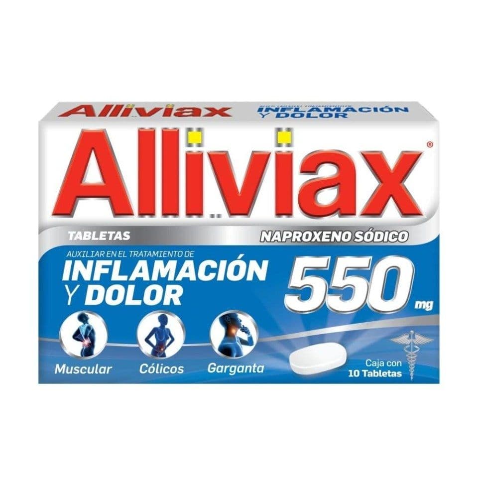 Allíiaviax , 2 tabletas de 550 mg